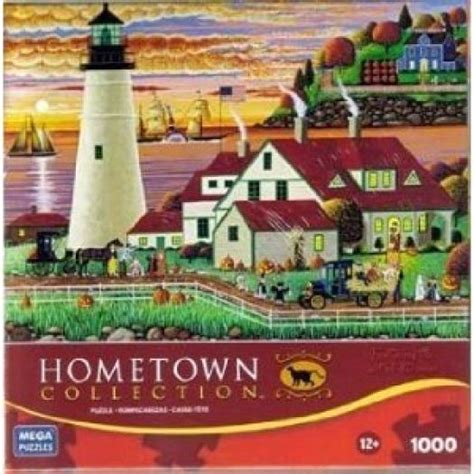 Hometown Collection Puzzle Featuring The Art Of Heronim Trick Or Treat