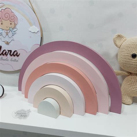 Decora O Arco Iris Mdf Montessoriano Ros Elo