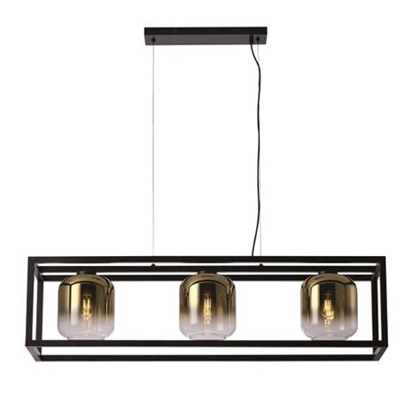 Moderne Industriële Design Hanglamp 3 Lichts Goud Dentro