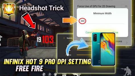 Infinix Hot Pro Me Dpi Ki Value Kitni Rakhe Dpi Setting Infinix Hot