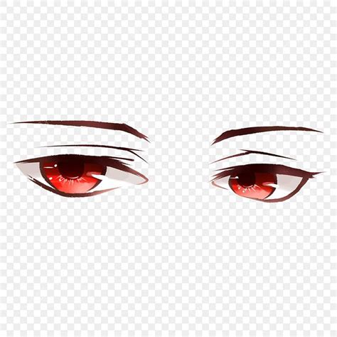 Anime Red Eye PNG Image