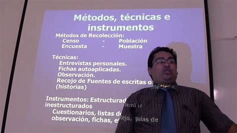 Métodos Técnicas E Instrumentos Tesis Youtube