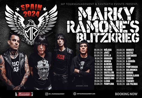 Marky Ramones Blitzkrieg Spain 2024 JERÉZ ESP MP Tour Management