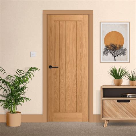 Liberty Doors Internal Oak Fully Finished Farley FD30 Fire Door At