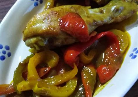 Ricetta Fusi Di Pollo Con Peperoni E Spezie Di Antonella Dadamo