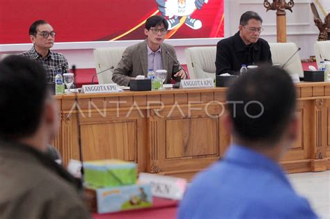 Rakor Persiapan Kampanye Metode Rapat Umum ANTARA Foto