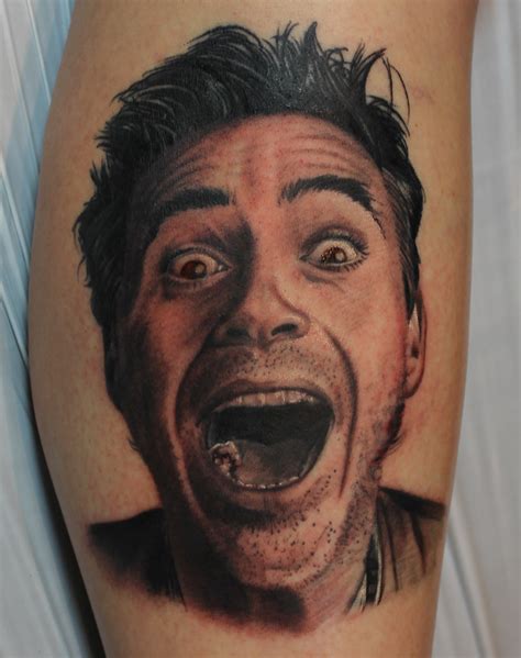 Robert Downey Jr Robert Downey Jr Portrait Tattoo By Chr Flickr