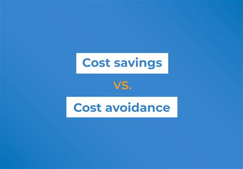 Cost Savings Vs Cost Avoidance Whats The Difference Rfp