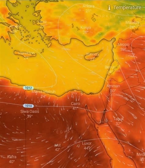 درجات الحرارة غدا الأرصاد طقس حار رطب على القاهرة نهارًا وتسجل 36