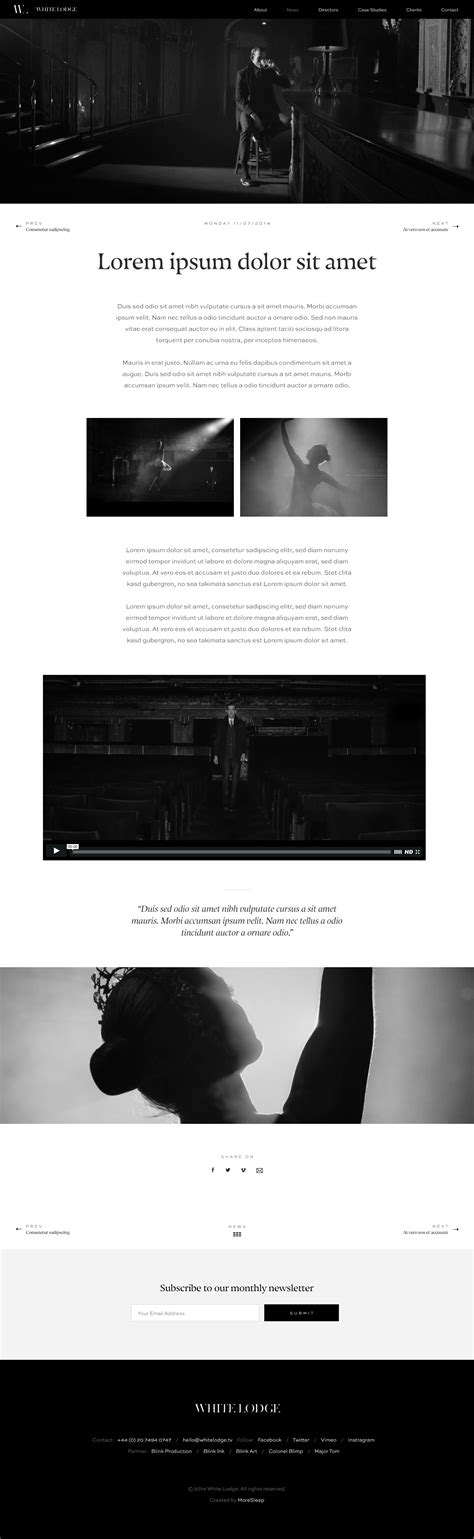 White Lodge on Behance