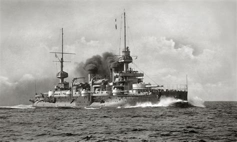 French Pre Dreadnought Battleship Suffren At Speed 2391 1441 R