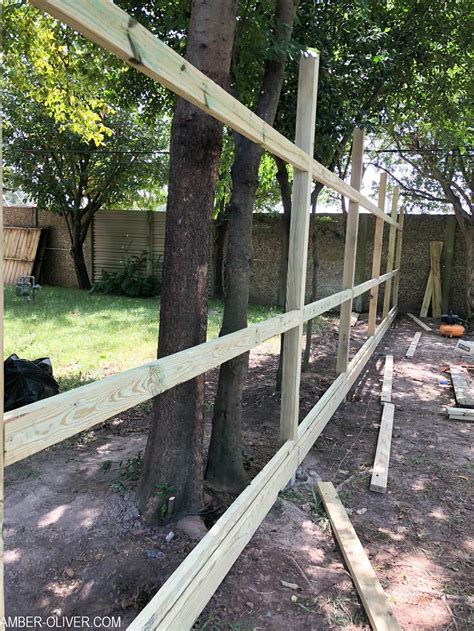 Diy Fence How To Build A Fence Building A Fence Diy Fence Wood