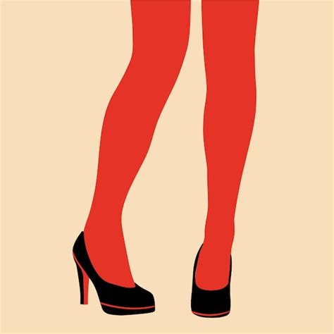 Seite 6 Woman Long Legs High Heels Vektoren Und Illustrationen Zum