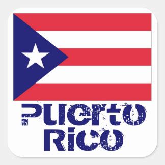 Puerto Rican Flag Stickers | Zazzle