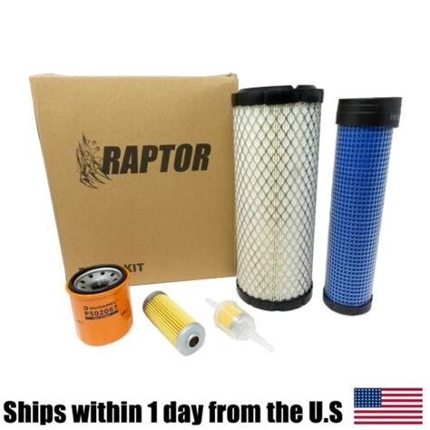 Inner Outer Air Fuel Filter Kit For John Deere 1025r With Yanmar 3tnv80f Engines Ebay