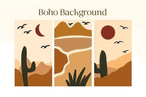 Boho Background Graphic by Makeitnai · Creative Fabrica