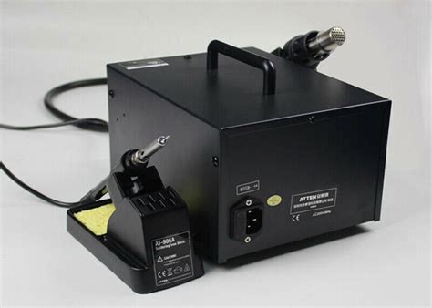 ATTEN AT D IN Dual LCD Hot Air Rework Staion