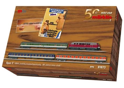 MÄRKLIN 81873 SPUR Z MHI Jubiläumsstartpackung 50 Jahre mini club