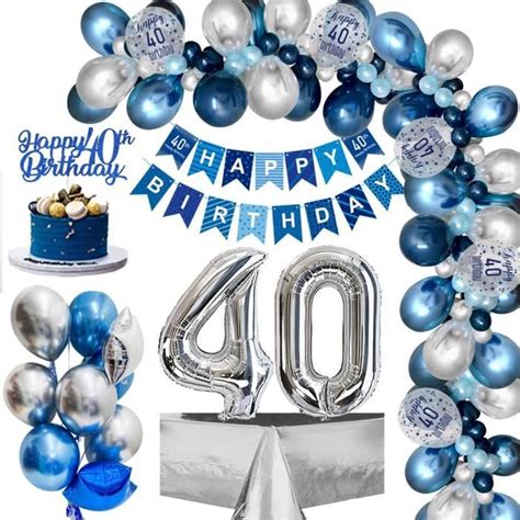 D Coration Anniversaire Ans Homme Partypie E Ballon Anniversaire