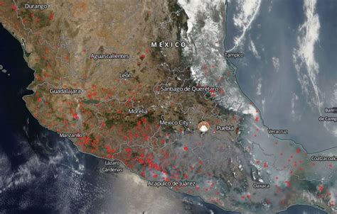 La Nasa Muestra Cómo Lucen Los Recientes Incendios En México Desde Sus