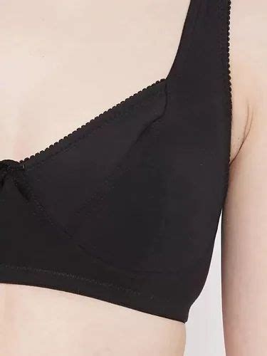 Plain Cotton Blend Women S Full Coverage Non Padded Bra At Rs Piece