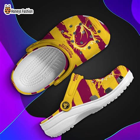 Brisbane Broncos NRL Crocs Crocband Clog Honeysfashion