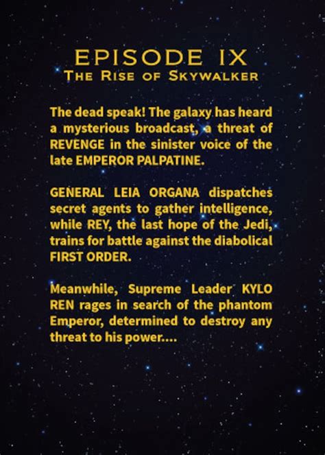 Star Wars Opening Crawl Font