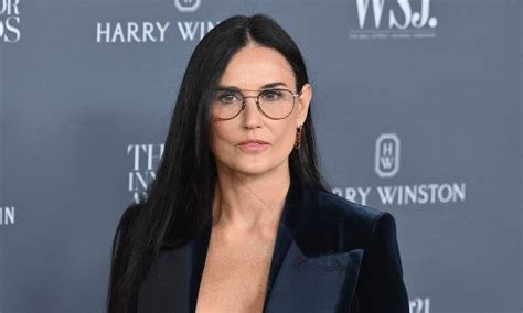 Demi Moore 61 Stuns In Silver Fans Remark On Her Evolving Look