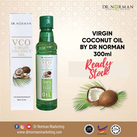 ZH12 DR NORMAN VIRGIN COCONUT OIL MINYAK KELAPA DARA 300 ML