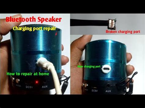 How To Repair Bluetooth Speaker Charging Port At Home Youtube