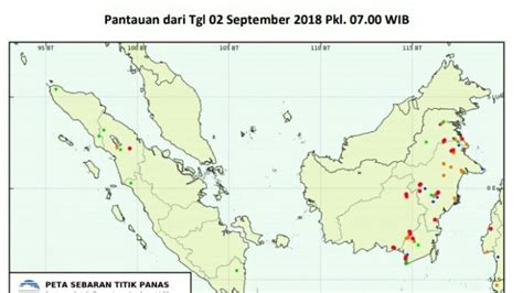 Bmkg Kembali Pantau Sebanyak Titik Panas Di Pulau Sumatera Termasuk