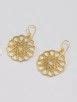 Buy Gold Plated Handcrafted Brass Flower Earrings KV Jhrcr Earring