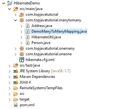 Hibernate Many To Many Mapping Using Annotations Topjavatutorial