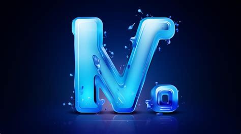 Premium Vector A Blue Letter S Is Lit Up With Blue Lights