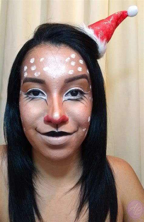 Maquiagem De Rena Natalina Carnival Face Paint Instagram Photo