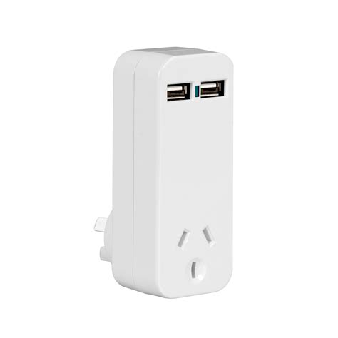 Arlec High Power Usb Charger Adapter With Dual Usb Ports Bunnings