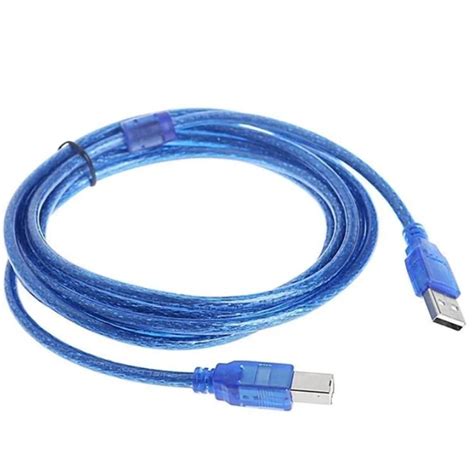 Cabo USB 2 0 A B Para Arduino 5 Metros