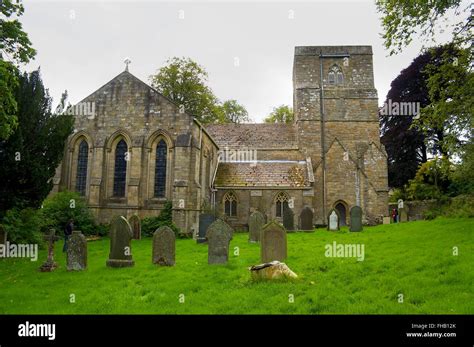 Graveyard. Blanchland Abbey, Blanchland, Northumberland, England, UK ...