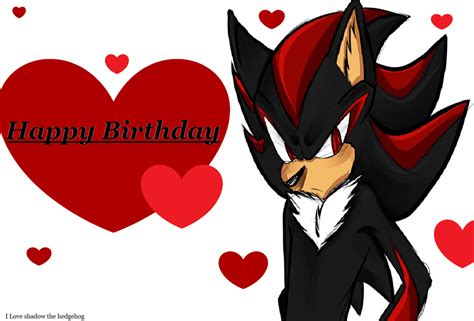 Happy birthday Shadow wallpaper by Jappy12 on DeviantArt