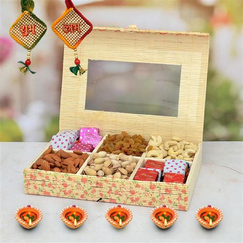 Handmade Chocolates And Dry Fruits Box Diwali Hampers