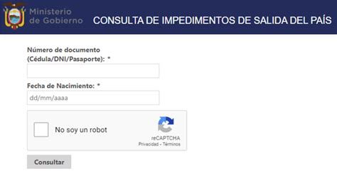 Consultar Impedimento De Salida Del Pa S Foros Noticias