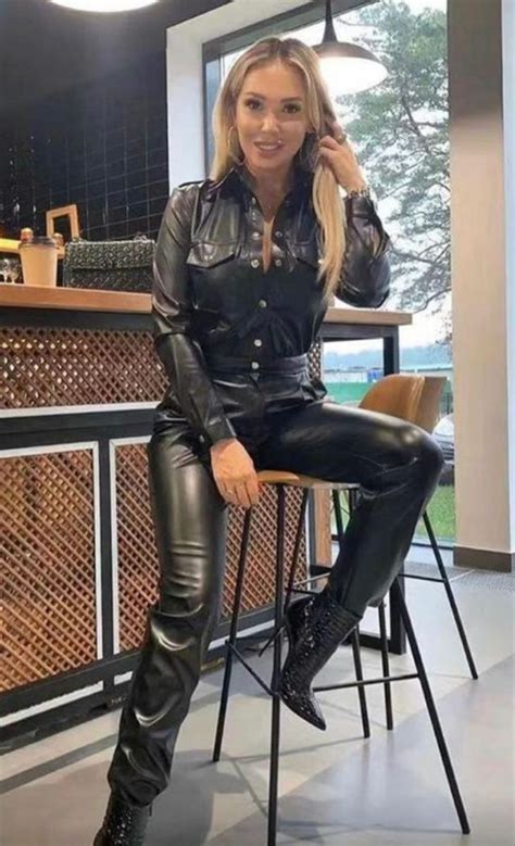 Leather Outfits Women Leather Pants Women Leather Dresses Leather Trousers Leather Fashion