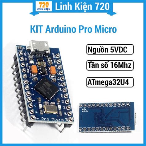 Kit Arduino Pro Micro 5v16mhz Atmega32u4 Shopee Việt Nam