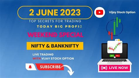 Live Trading Nifty And Banknifty Analysis 02 June 2023 Vijay Stock