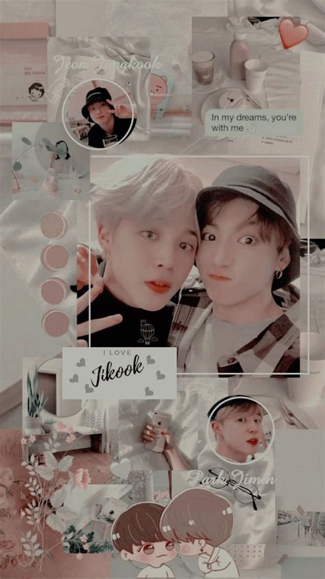 Jikook Aesthetic Wallpaper Credits To Twitterbangtanwpapers © Jimin