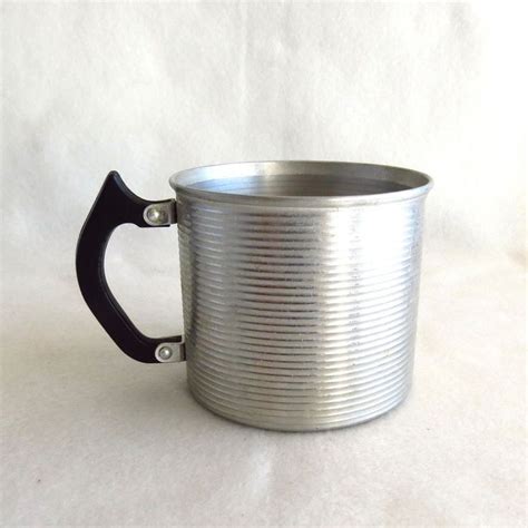 Aluminum Mug Vintage Soviet Aluminum Cup Camping Cup 1980 Etsy