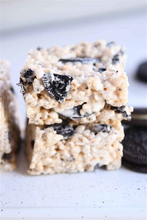 Perfect Oreo Rice Krispie Treats Mel S Kitchen Cafe