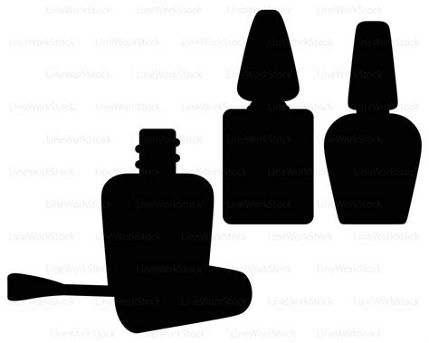 Nail Polish Silhouette At Getdrawings Free Download