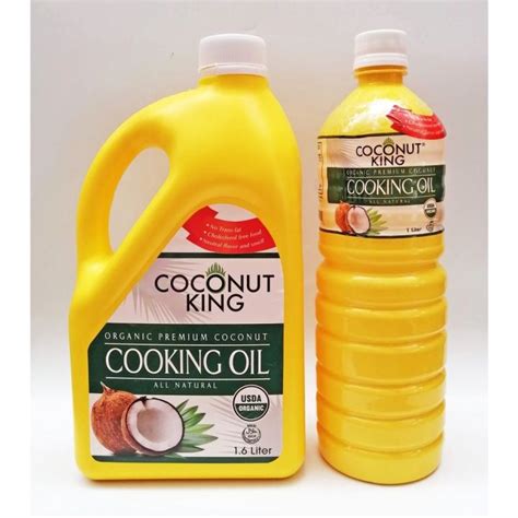 Coconut King Organic Cooking Oil L Or Liter Lazada Ph