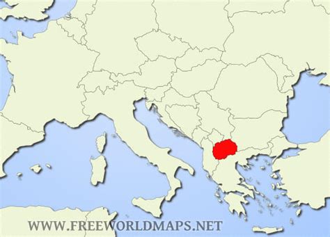 Where Is Macedonia Located On The World Map